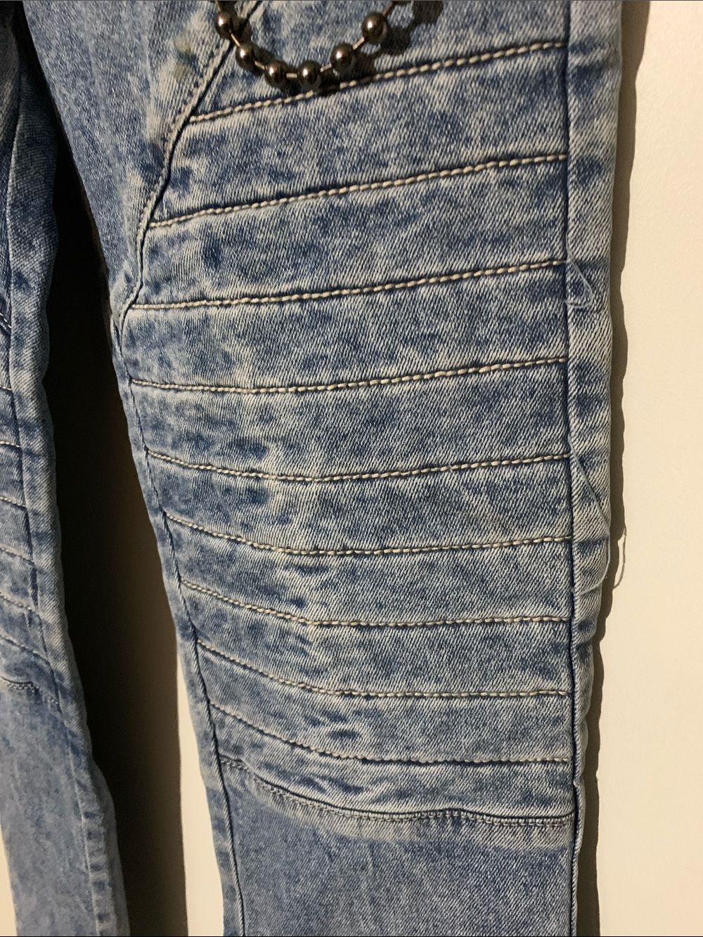 Forever 21 Black and Blue Skinny Jeans Label - Picture 5 of 5